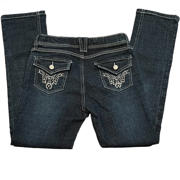 Jolt Girls Stretch Denim Blue Jeans Size 10 - Picture 3 of 6